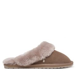 Kapcie EMU Australia. Brązowe kapcie damskie EMU Australia. Za 344.99 zł.