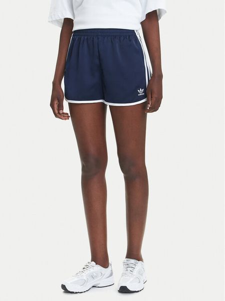 Adidas Szorty sportowe adicolor 3-Stripes Sprinter KB9545 Granatowy Loose Fit. Niebieskie spodenki sportowe damskie Adidas, xl, bez wzorów, z syntetyku. Za 129.99 zł.