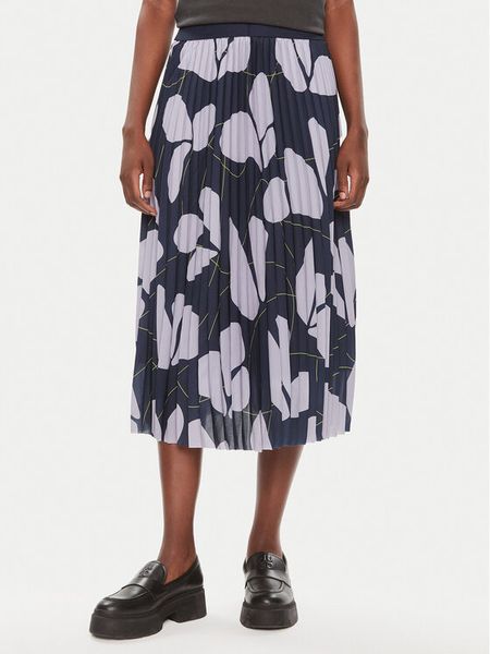 Tamaris Apparel Spódnica plisowana Capoliveri TAW0531 Granatowy Regular Fit. Niebieskie spódnice damskie Tamaris Apparel, bez wzorów, z syntetyku. Za 239.99 zł.