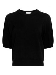 MOSS COPENHAGEN Koszulka "Sefika Rachelle" w kolorze czarnym rozmiar: XS/S. Czarne bluzki damskie Moss Copenhagen, s, bez wzorów, bez kołnierzyka, bez ramiączek. Za 104.95 zł.
