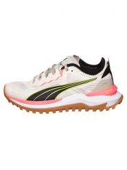 Puma Buty "Voyage Nitro 2" w kolorze kremowo-jasnoróżowo-czarnym do biegania rozmiar: 38,5. Brązowe obuwie sportowe damskie Puma, do biegania. Za 285.49 zł.