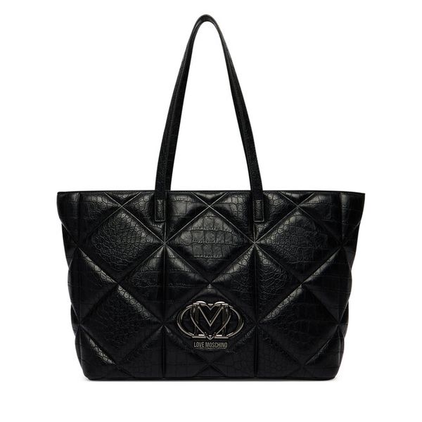 Torebka LOVE MOSCHINO. Czarne shopper bag Love Moschino, bez dodatków. Za 1,059.00 zł.