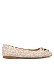 MICHAEL Michael Kors Baleriny Milan Flex Ballet 40F5MLFP1B Écru. Balerinki damskie MICHAEL Michael Kors, bez wzorów, ze skóry. Za 659.99 zł.