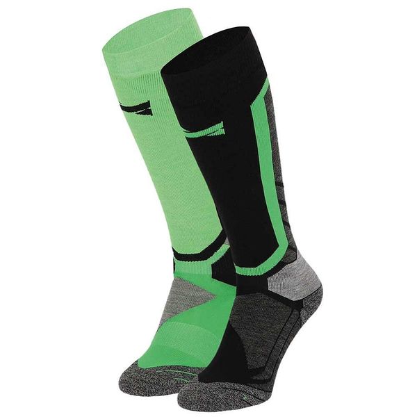 Skarpety snowboardowe Xtreme, 2 par, Multi Zielony. Czarne skarpetki damskie XTREME SOCKSWEAR, bez wzorów. Za 156.20 zł.