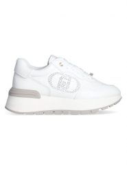 Liu Jo Skórzane sneakersy "Amazing" w kolorze białym rozmiar: 39. Białe obuwie sportowe damskie Liu Jo, bez zapięcia. Za 358.29 zł.