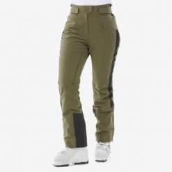 Spodnie narciarskie damskie Wedze 900. Zielone spodnie sportowe damskie WED'ZE, na zimę, m, bez wzorów, z materiału, narciarskie. Za 649.99 zł.