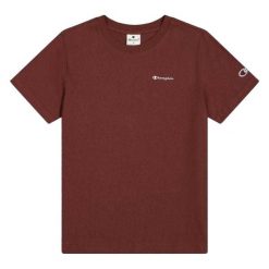 T-shirt Damski Logo. Brązowe t-shirty damskie Champion, bez wzorów, bez kołnierzyka. Za 143.99 zł.