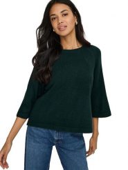 ONLY Sweter w kolorze zielonym rozmiar: S. Zielone swetry klasyczne damskie Only, s, bez kołnierzyka. Za 74.45 zł.
