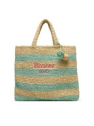 Liu Jo Torebka VA6197 A0006 Niebieski. Niebieskie shopper bag Liu Jo, bez wzorów, bez dodatków. Za 389.99 zł.