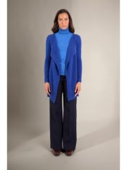 Perfect Cashmere Kaszmirowy kardigan "Abigail" w kolorze niebieskim rozmiar: L. Niebieskie kardigany damskie Perfect Cashmere, l, bez wzorów, z kaszmiru. Za 478.99 zł.