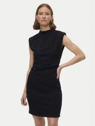 Vero Moda Sukienka codzienna Nelli 10335685 Czarny Slim Fit. Czarne sukienki damskie Vero Moda, bez wzorów, z syntetyku, bez ramiączek. Za 159.99 zł.