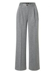 More & More Spodnie w kolorze szarym rozmiar: 42. Szare spodnie materiałowe damskie More & More, bez wzorów, z materiału. Za 86.99 zł.