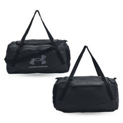 Torba sportowa Under Armour na siłownię, basen, trening 25 litrów. Czarne torby sportowe Under Armour, bez wzorów. Za 187.85 zł.