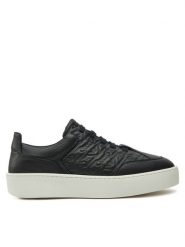 Emporio Armani Sneakersy X3X207 XR234 00002 Czarny. Czarne obuwie sportowe damskie Emporio Armani, ze skóry, bez zapięcia. Za 1,089.00 zł.
