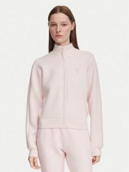 Guess Bluza V2YQ17 K7UW2 Różowy jasny Regular Fit. Czerwone bluzy damskie Guess, xl, z aplikacjami, z wiskozy, bez kaptura. Za 364.99 zł.
