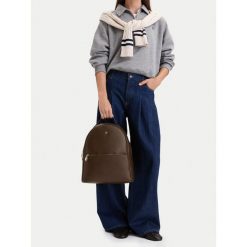Plecak Beverly Hills Polo Club. Brązowe plecaki Beverly Hills Polo Club, bez wzorów. Za 249.99 zł.