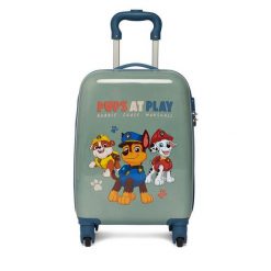 Walizka dziecięca Paw Patrol. Szare walizki PAW PATROL, bez wzorów, małe. Za 219.99 zł.