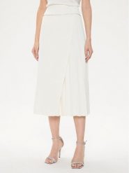 Rinascimento Spódnica midi CFC0118252003 Biały Regular Fit. Białe spódnice damskie Rinascimento, xl, bez wzorów, z syntetyku, midi. Za 259.99 zł.