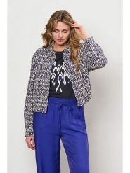 &Co Woman Kurtka "Paloma" w kolorze czarno-niebieskim rozmiar: XL. Czarne kurtki damskie &Co Woman, xl, bez wzorów, bez kaptura. Za 391.99 zł.