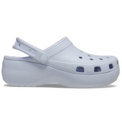 Klapki damskie Crocs CLASSIC PLATFORM CLOG. Białe klapki damskie Crocs, bez wzorów, bez obcasa, bez zapięcia. Za 297.45 zł.