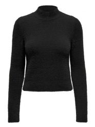 ONLY Sweter w kolorze czarnym rozmiar: M. Czarne swetry klasyczne damskie Only, m, bez kołnierzyka. Za 61.46 zł.