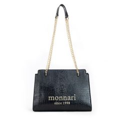 Torebka Monnari. Czarne torebki klasyczne damskie Monnari, bez dodatków. Za 119.99 zł.