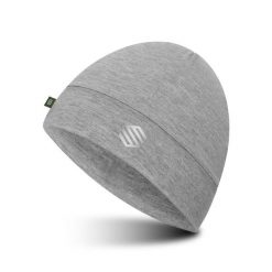 Czapka do biegania Fitness Siroko Helios Melange Gray. Szare czapki damskie SIROKO, bez wzorów, z tkaniny. Za 127.00 zł.