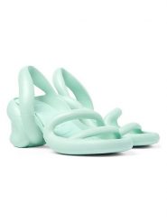 Camper Sandały "Kobarah" w kolorze turkusowym na obcasie rozmiar: 37. Niebieskie sandały damskie Camper, bez wzorów, z otwartym noskiem, bez obcasa, na koturnie, bez zapięcia. Za 239.99 zł.