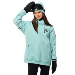 Kurtka snowboardowa damska W1-W Iceberg. Niebieskie kurtki damskie SIROKO, xl, bez wzorów, z softshellu, bez kaptura. Za 844.00 zł.