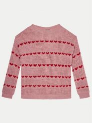 United Colors Of Benetton Sweter 1076Q106V Różowy Regular Fit. Czerwone swetry dziewczęce United Colors Of Benetton, bez wzorów, z syntetyku, bez kołnierzyka, bez ramiączek. Za 99.99 zł.