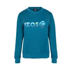 Podstawowa bluza bawełniana dla kobiet Izas RODHES W. Niebieskie bluzy damskie Izas, bez wzorów, z bawełny, bez kaptura. Za 160.83 zł.