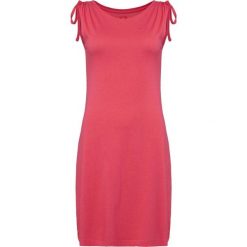 Sukienka damska Pętla Asanura Różowo-różowa. Czerwone sukienki damskie Erima, bez wzorów, z bawełny, eleganckie, bez ramiączek. Za 156.99 zł.