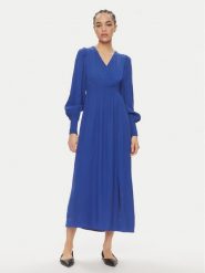 YAS Sukienka letnia Drea 26027889 Niebieski Regular Fit. Niebieskie sukienki damskie YAS, bez wzorów, z wiskozy, bez ramiączek. Za 199.99 zł.