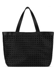 Ilse Jacobsen Shopper bag w kolorze czarnym - 51 x 36 cm rozmiar: onesize. Czarne shopper bag Ilse Jacobsen, bez wzorów, z materiału, na ramię, bez dodatków. Za 193.70 zł.