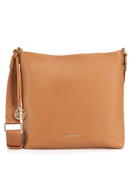 Lasocki Torebka LSK-K-029-06 Brązowy. Brązowe listonoszki damskie Lasocki, bez dodatków. Za 169.99 zł.