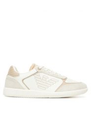 EA7 Emporio Armani Sneakersy 7X000405 AF19826 MZ170 Biały. Białe obuwie sportowe damskie EA7 Emporio Armani, ze skóry, bez zapięcia. Za 509.99 zł.