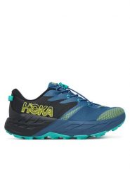 Hoka Buty do biegania Speedgoat 7 1176635 Niebieski. Niebieskie buty sportowe chłopięce HOKA, z meshu, bez zapięcia. Za 449.99 zł.
