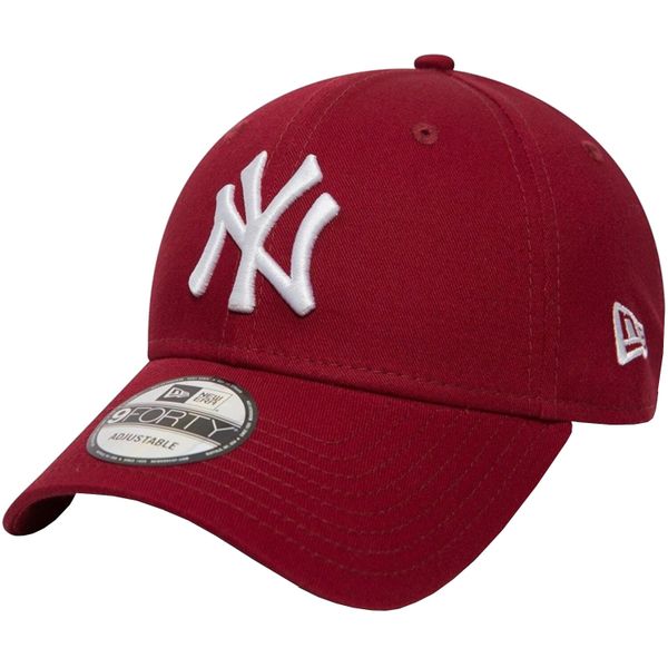 Czapka New Era New York Yankees Essential 9Forty czerwona. Brązowe czapki damskie New Era, bez wzorów, z bawełny. Za 119.99 zł.
