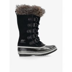 Buty zimowe damskie Sorel Joan Of Arctic Boot WP. Czarne obuwie trekkingowe damskie Sorel, bez zapięcia. Za 648.99 zł.