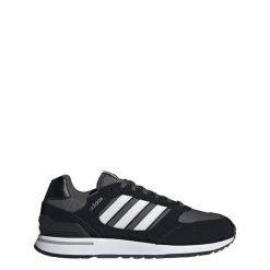 Run 80s Shoes. Białe obuwie sportowe treningowe Adidas, z gumy. W wyprzedaży za 302.35 zł.