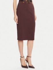 Elisabetta Franchi Spódnica ołówkowa GO-137-56E2-V320 Bordowy Regular Fit. Czerwone spódnice damskie Elisabetta Franchi, bez wzorów, z syntetyku. Za 1,389.00 zł.