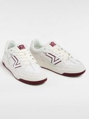 Vans Skórzane sneakersy "Upland" w kolorze kremowo-bordowym rozmiar: 40,5. Brązowe obuwie sportowe damskie Vans, bez zapięcia. Za 162.87 zł.