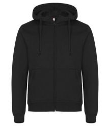 Clique Miami Hoody Full Zip bluza z zamkiem z bawełnianej mieszanki – Black. Czarne bluzy damskie CLIQUE, xs, bez wzorów, z bawełny, z kapturem. Za 192.86 zł.