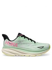 Hoka Buty do biegania Clifton 9 1127896 Zielony. Zielone obuwie sportowe damskie HOKA, z materiału, bez zapięcia, do biegania. Za 509.99 zł.