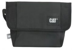 Torba sportowa unisex Caterpillar Detroit Courier Bag pojemność 3 L. Czarne torby sportowe Caterpillar, bez wzorów, z materiału. Za 89.99 zł.