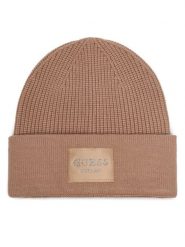 Guess Czapka AW5631 VIS01 Beżowy. Brązowe czapki damskie Guess, na zimę, z aplikacjami, z wiskozy. Za 154.99 zł.