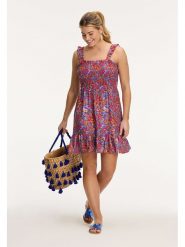 SHIWI Sukienka "Fiesta" w kolorze różowo-niebieskim rozmiar: S. Niebieskie sukienki damskie SHIWI, bez wzorów, bez ramiączek. Za 145.94 zł.