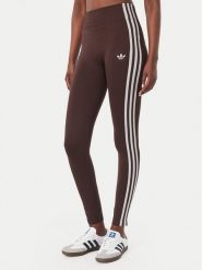 Adidas Legginsy Essentials 3-Stripes Seamless Tights KZ4101 Brązowy Slim Fit. Brązowe legginsy damskie Adidas, s, bez wzorów, z syntetyku. Za 219.99 zł.