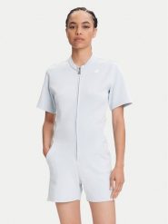K-Way Kombinezon Odet K1122NW Błękitny Regular Fit. Niebieskie sukienki damskie K-Way, bez wzorów, z bawełny, bez ramiączek. Za 519.99 zł.