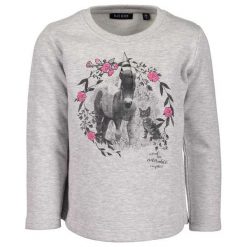 Blue Seven Koszulka Dziewczęca Z Koniem 104 Szara. Koszulki i t-shirty dziewczęce marki FOUGANZA. Za 49.00 zł.